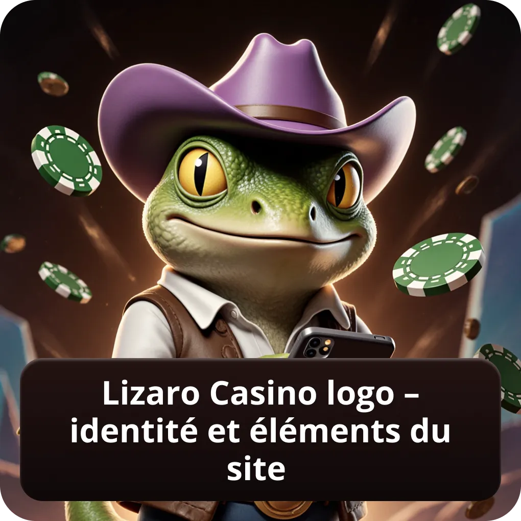 Lizaro Casino Logo – identité et éléments du site