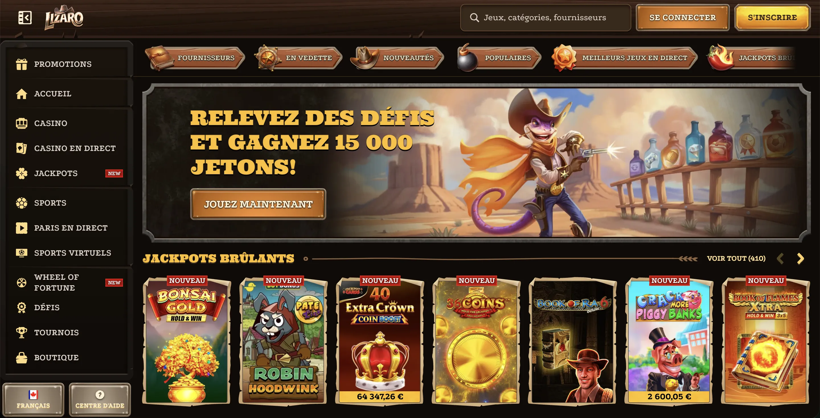Lizaro Casino avis France – connexion et retraits