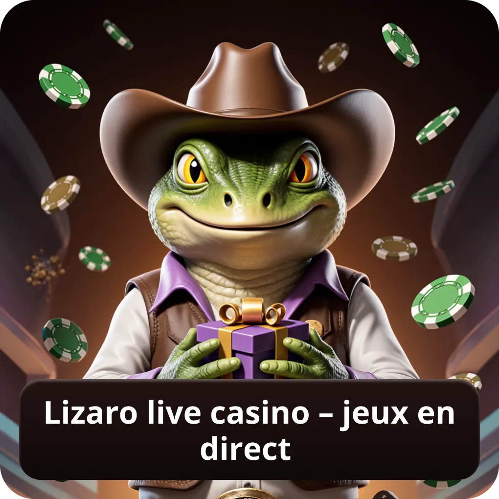 Lizaro Live Casino – jeux en direct